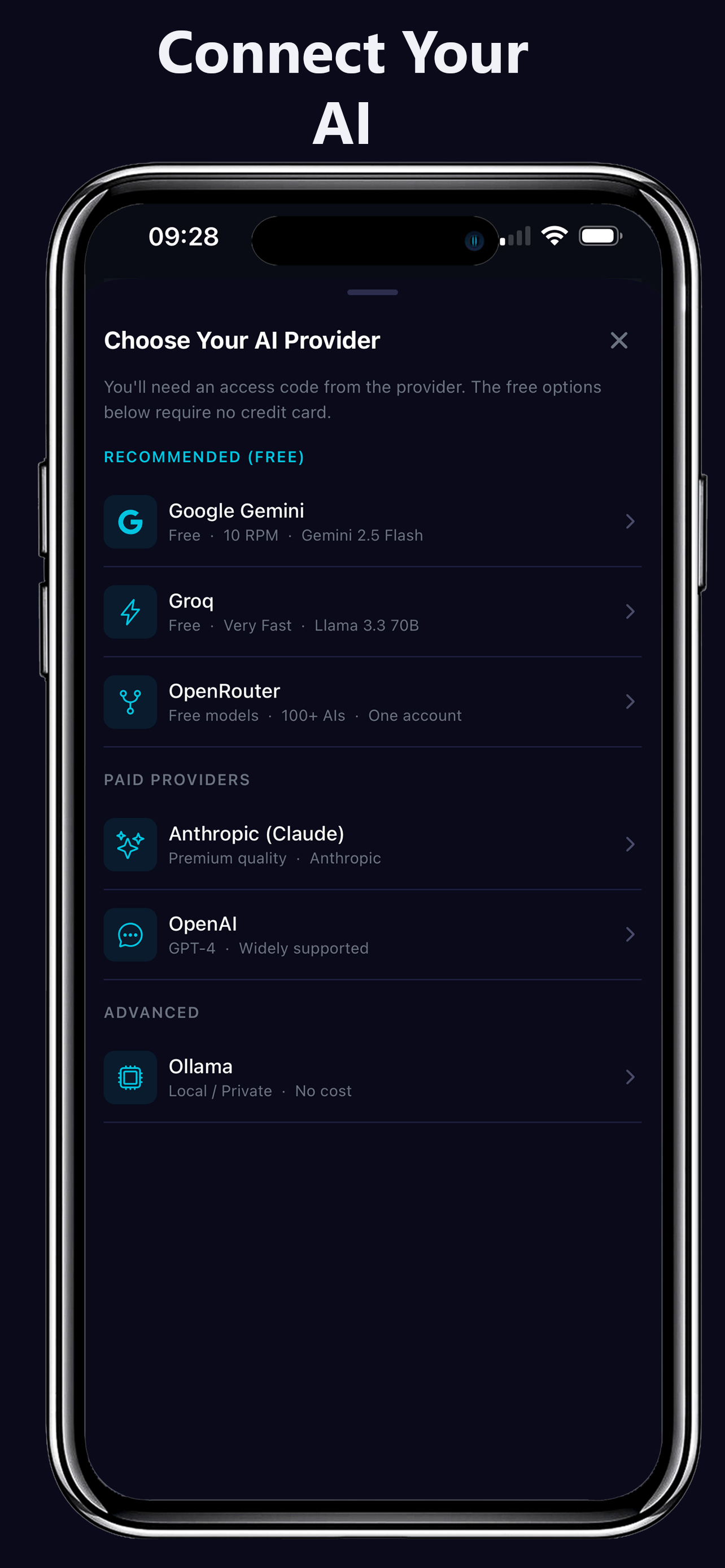 Glucose Compass AI Setup with Google Gemini configuration